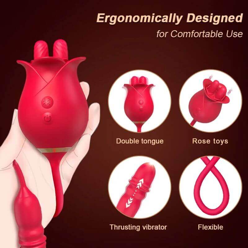 Luxury sexual rose dildo vibrator specifications guide