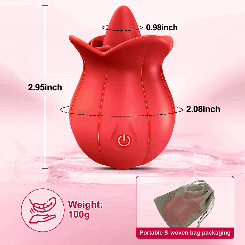 10 Speeds Rose Toy With Tongue