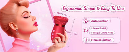 4-IN-1 Sucking & Licking Rose Toy