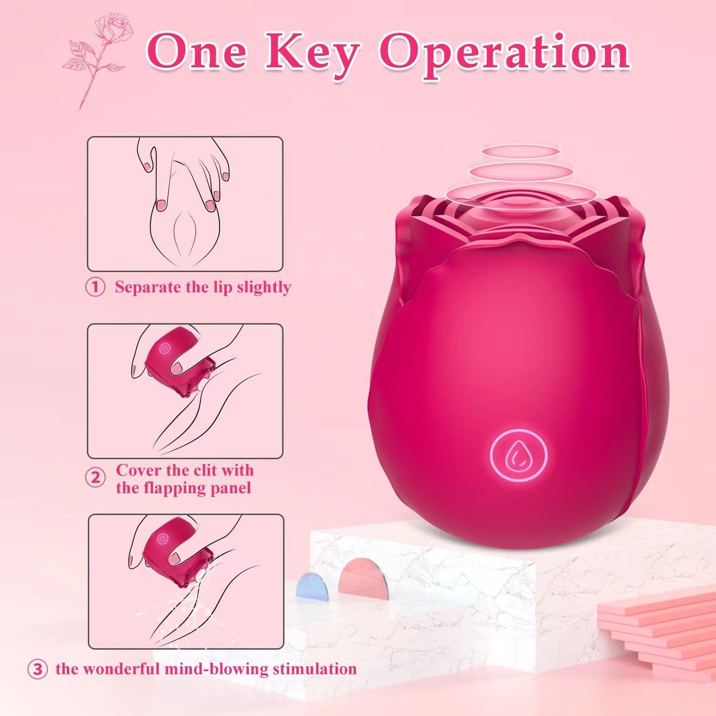 Rose Toy Arouser – Powerful Thump, Quiet Clit