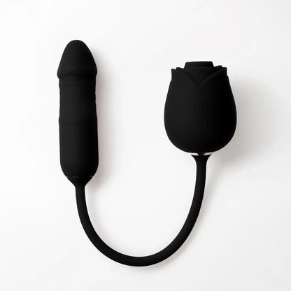 Black Rosemary clitoral sucking rose sex toy for women