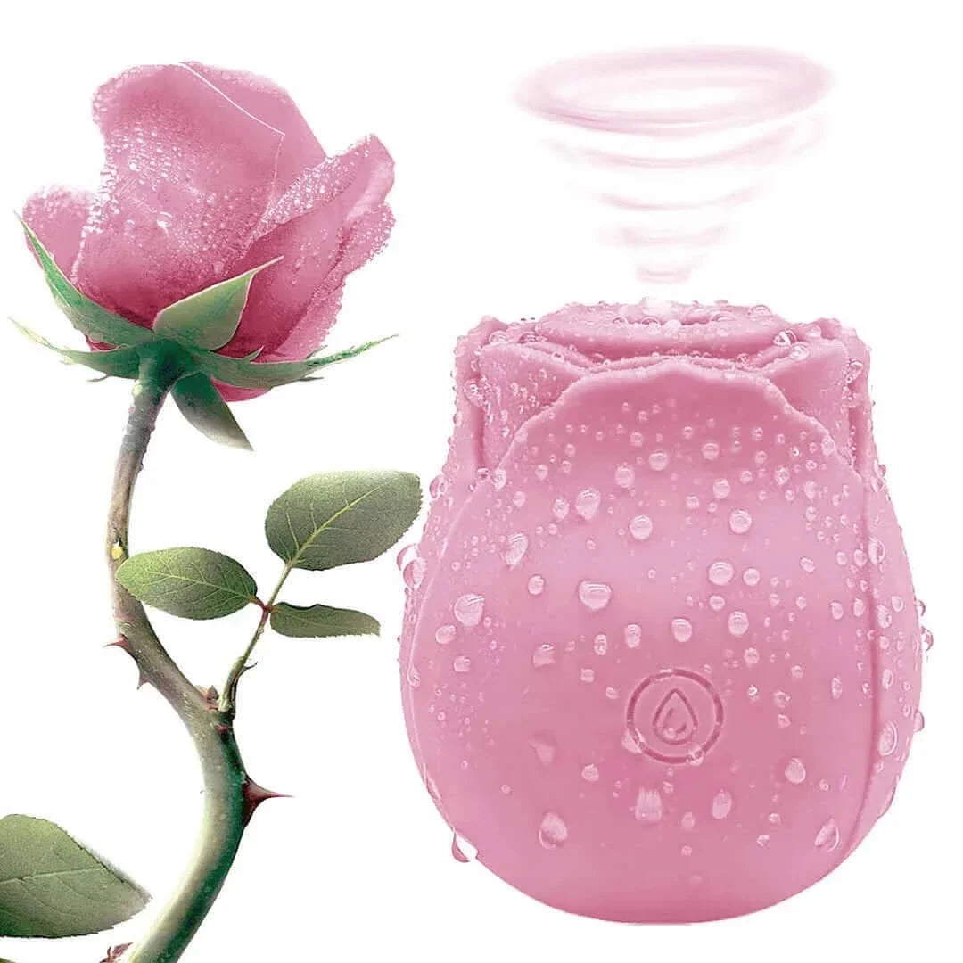 The Rose rose-shaped personal massager, product photo