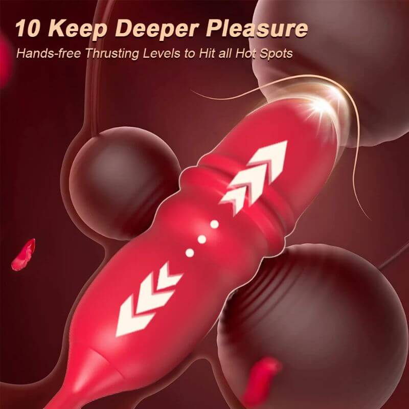 Sexual Rose With Dildo
