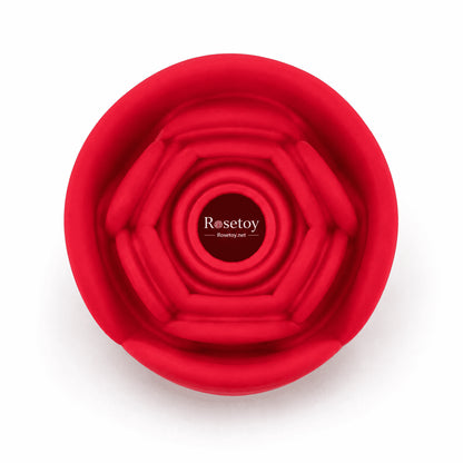 Top view of the Roselle Classic Rose Toy suction opening