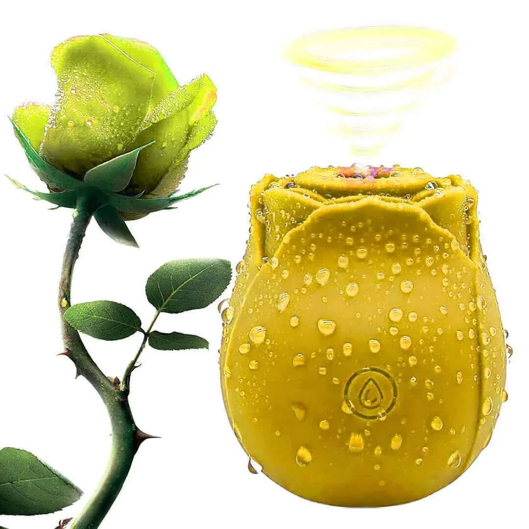 The Rose rose-shaped personal massager, product photo