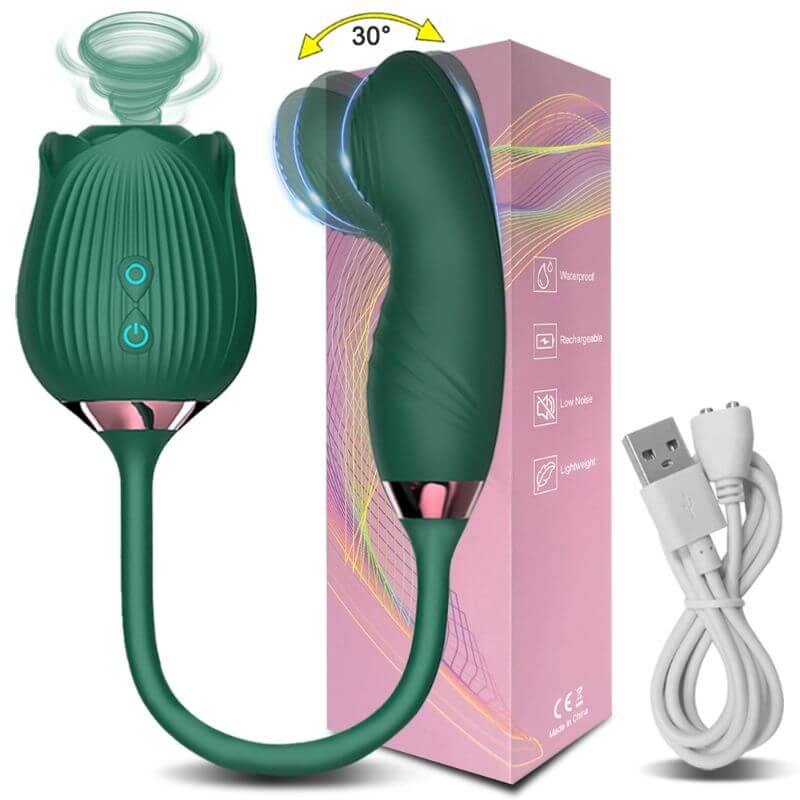 Rose Toy with Dildo for Women