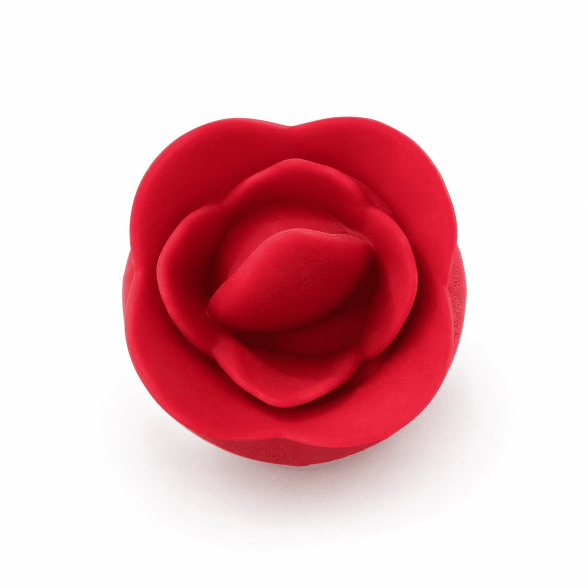 Top view of the Roselle Kiss Tongue Vibrator tongue stimulation head