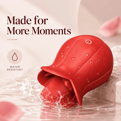 Roselle Kiss Tongue Vibrator water-resistant design and easy cleaning