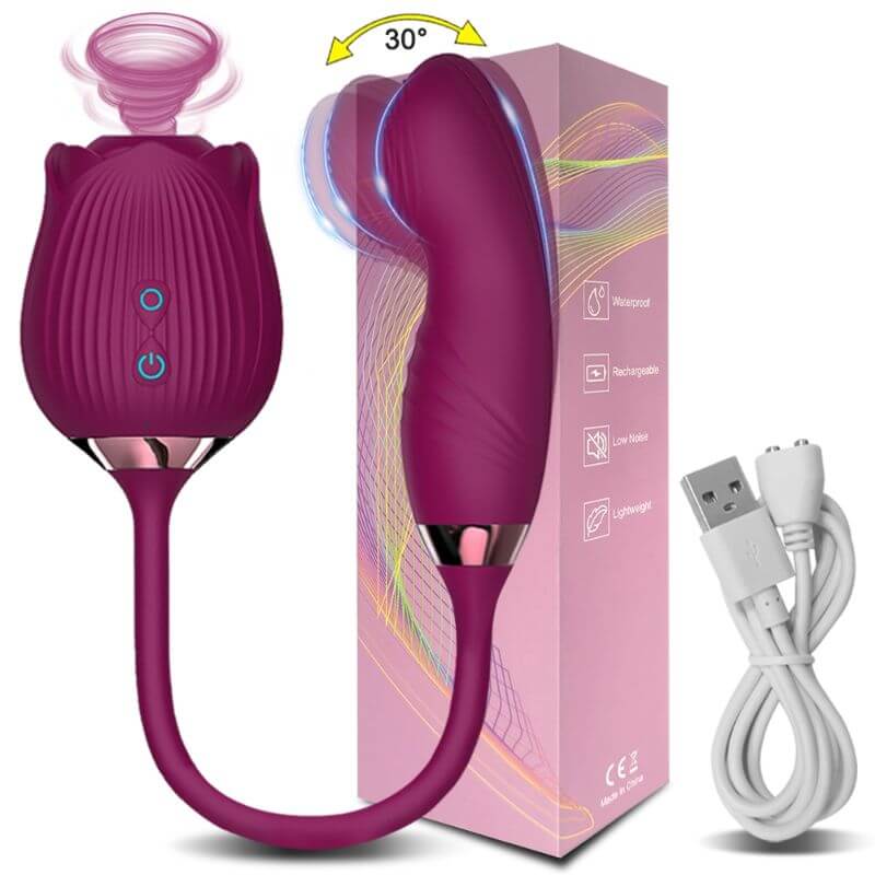 Rose Toy with Dildo for Women