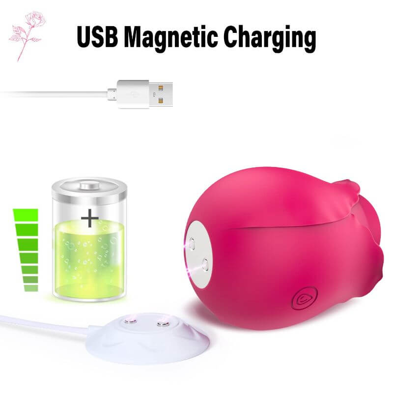 Rose Toy Charger - USB Magnetic Fast Charging