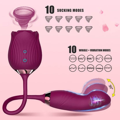 Rose Toy with Dildo for Women