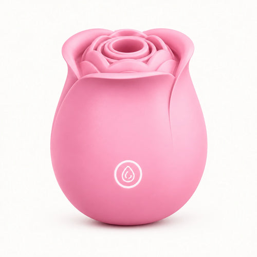 Pink Roselle Sync app-controlled rose vibrator