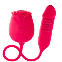 Rosemary rose toy vibrator with handle clitoral stimulator