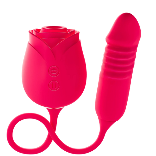 Rosemary rose toy vibrator with handle clitoral stimulator