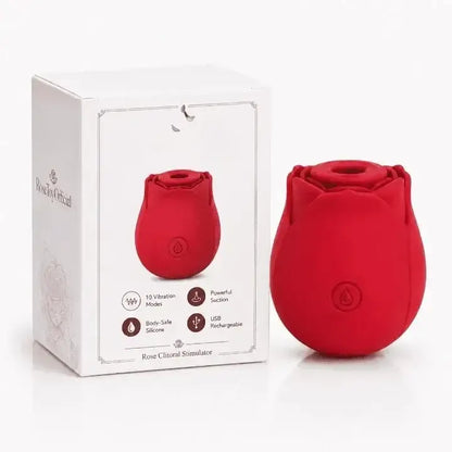 The Rose rose-shaped personal massager, product photo